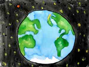 Earth as a bomb